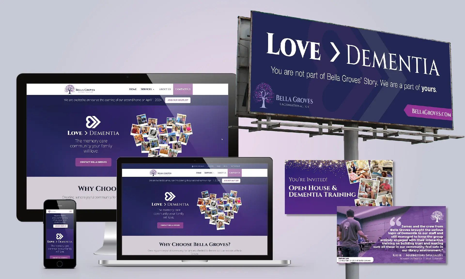 Bella Groves-Memory Care Branding Elements