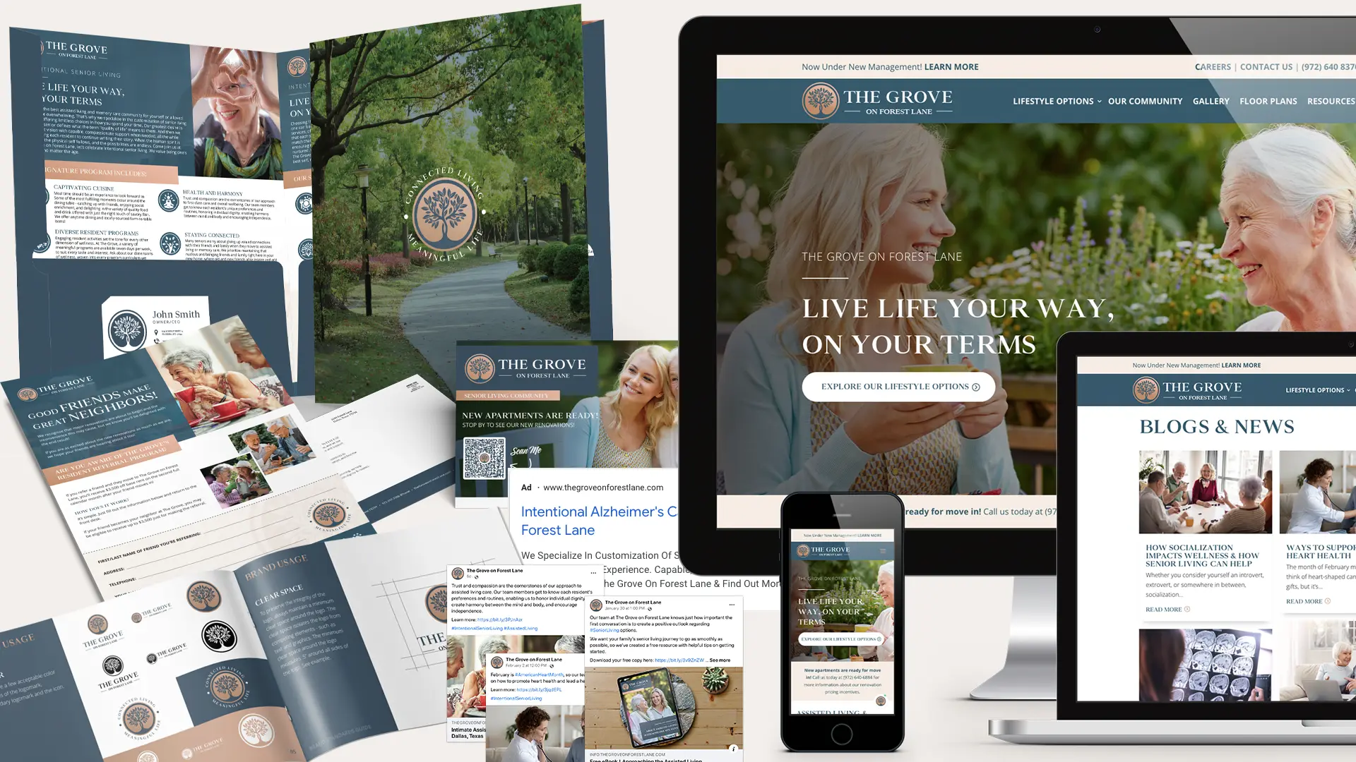 The Grove on Forest Lane-Branding elements
